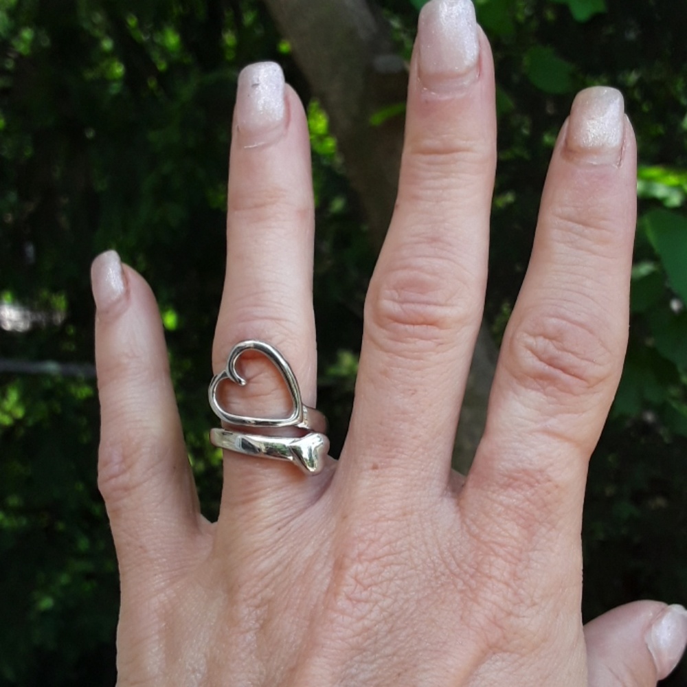 ⚡Double Sided Heart Wrap Ring💕